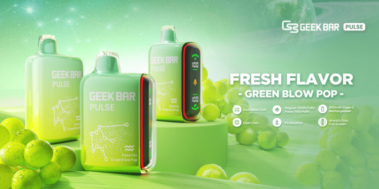 GREEN BLOW POP -